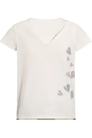 Zadig & Voltaire Playera con detalles de strass