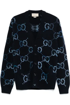 Gucci Cárdigan con motivo GG en intarsia