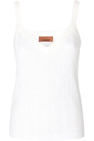 Missoni Camiseta con tejido en zigzag