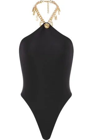 Moschino Traje de baño con cadena y logo