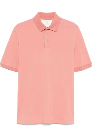 Brunello Cucinelli Playera tipo polo de piqué