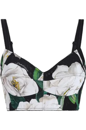 Dolce & Gabbana Top estilo bustier estampado