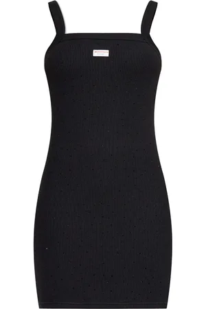Alexander Wang Vestido corto de tejido gofrado