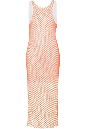 Moschino Vestido midi de malla