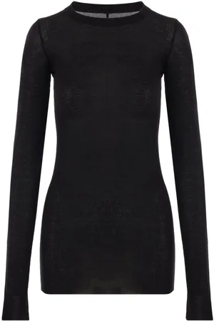 Rick Owens Playera de canalé