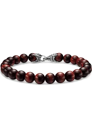 David Yurman Pulsera Spiritual Beads en plata de ley de 8mm