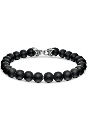 David Yurman Pulsera Spiritual Beads en plata de ley de 8mm