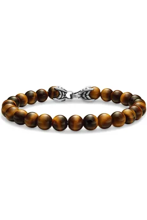 David Yurman Pulsera Spiritual Beads en plata de ley de 8mm