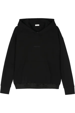 Saint Laurent Hoodie con logo bordado