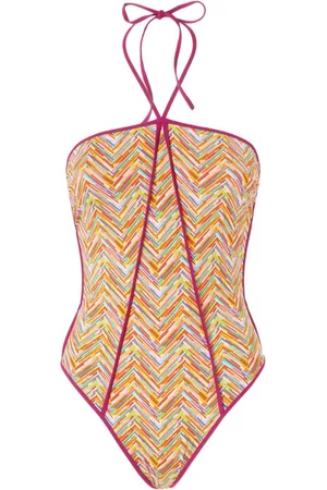 Missoni Traje de baño con motivo en zigzag