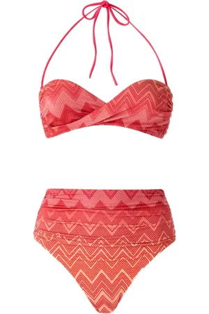 Missoni Bikini con motivo en zigzag