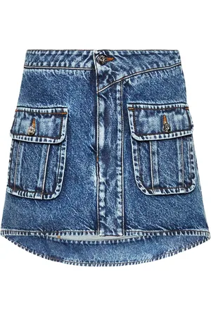 J.W.Anderson Falda corta con diseño curvo