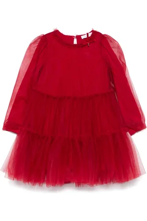 MONNALISA Vestido con capas de tul