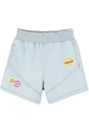 Kenzo Shorts de mezclilla con parche del logo