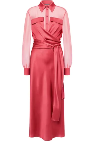 Alberta Ferretti Vestido camisero drapeado