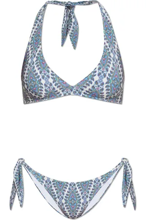 Etro Bikini con estampado de cachemira
