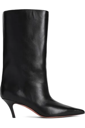 Amina Muaddi Botas Fiona con tacón de 60mm