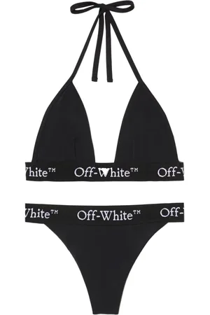 OFF-WHITE Bikini con franja del logo