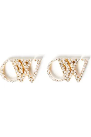 OFF-WHITE Aretes con monograma