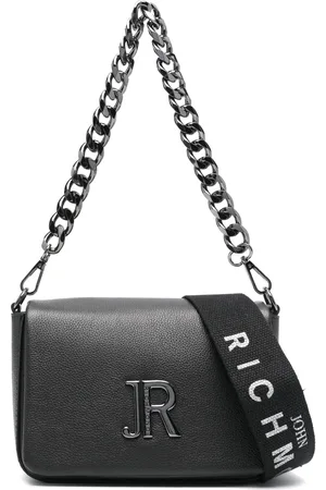 John Richmond Bolsa crossbody con placa del logo