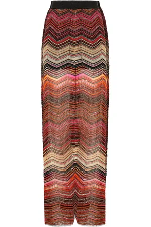 Missoni Pantalones palazzo con motivo en zigzag