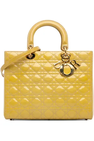 Dior Bolsa satchel Large Patent Cannage Lady Dior 2010
