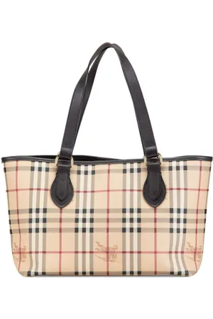 Burberry Tote Haymarket Check Coated Canvas 2000-2017
