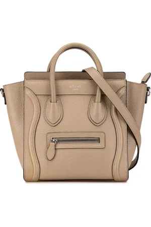 Céline Bolsa satchel Nano Leather Luggage Tote 2014