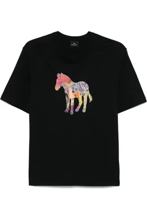 Paul Smith Playera con estampado de cebra
