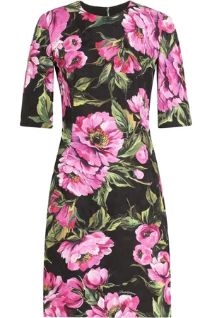Dolce & Gabbana Vestido corto con estampado floral