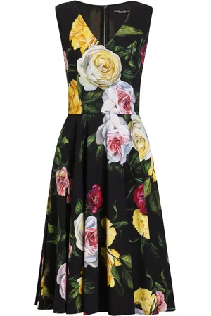 Dolce & Gabbana Vestido de media pierna charmeuse