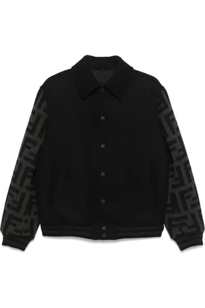 Fendi Chamarra bomber con motivo FF
