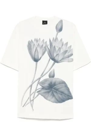 Paul Smith Playera con estampado Half Tone Floral