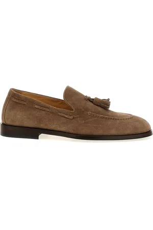 Brunello Cucinelli Mocasines de gamuza