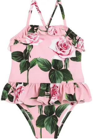 Dolce & Gabbana Traje de baño con rosas estampadas