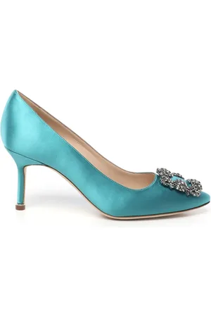 Manolo Blahnik Zapatillas Hangisi con tacón de 70mm