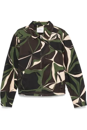 ARTE Chamarra con estampado militar