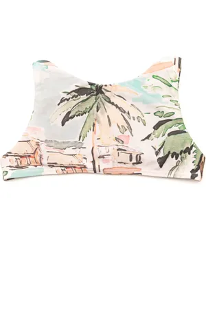 Lenny Niemeyer Top de bikini con efecto de acuarela