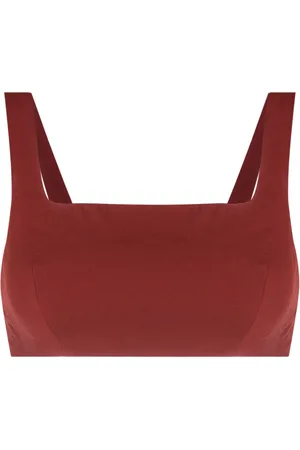 Lenny Niemeyer Top corto con cuello cuadrado