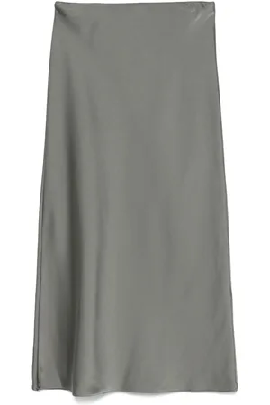 Patrizia Pepe Falda midi con efecto satinado