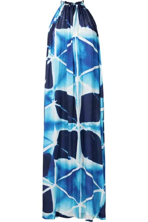 Lenny Niemeyer Vestido acampanado con estampado abstracto
