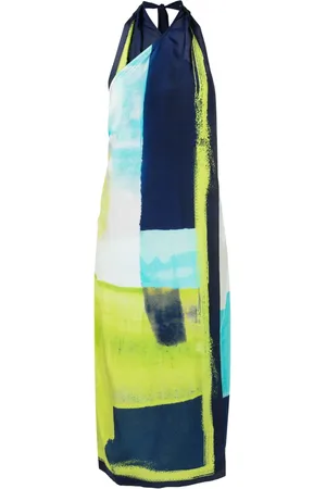 Lenny Niemeyer Vestido midi con estampado abstracto