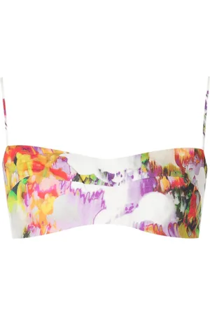 Lenny Niemeyer Top corto con estampado abstracto