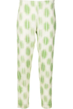 Lenny Niemeyer Pantalones de seda stretch con estampado abstracto