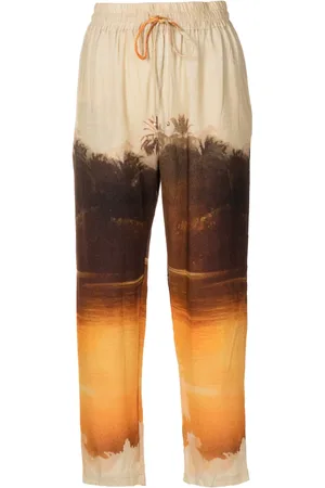 Lenny Niemeyer Pantalones con paisaje estampado