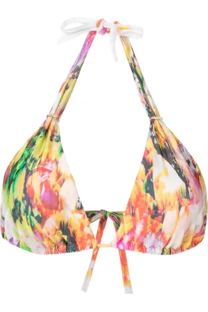 Lenny Niemeyer Top de bikini con estampado abstracto