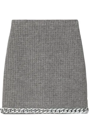 Tory Burch Falda corta con detalle de cadena