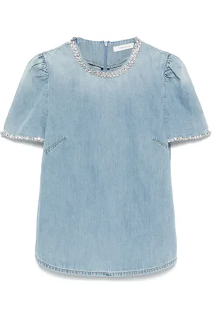 ZIMMERMANN Blusa de mezclilla Crush