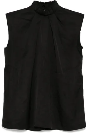 Alexander McQueen Top con cuello halter
