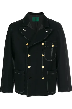 Jean Paul Gaultier Chamarra con doble botonadura y solapas